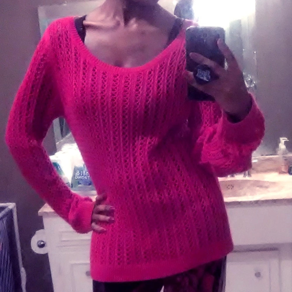 Pink Knitted Sweater